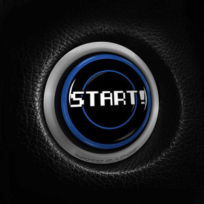 START! Mercedes Benz Push Start Button Cover - 8 Bit Gamer Style - fits GLC, B, C, CL, SLK, Keyless Go, AMG and More 2006-22
