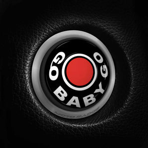 GO BABY GO! - Mercedes Benz Start Button Cover - fits GLC, B, C Class, CL, SLK, Keyless Go, AMG and More 2006-22