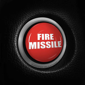 FIRE MISSILE - Mercedes Benz Red Start Button Cover - fits GLC, B, C Class, CL, SLK, Keyless Go, AMG and More 2006-22