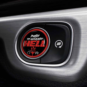 Unleash HELL - Mercedes Start Button Cover Overlay for 2019-2024 G Class W167, W464, W463, G63, GLE, GLS and More