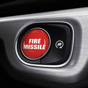 FIRE MISSILE - Mercedes Red Start Button Cover for 2019-2024 G Class W167, W464, W463, G63, GLE, GLS and More