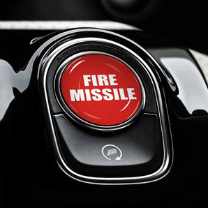 FIRE MISSILE - Mercedes-Benz Red Start Button Cover for GLA, GLC, GLB, CLA, A35 Sprinter Van & More