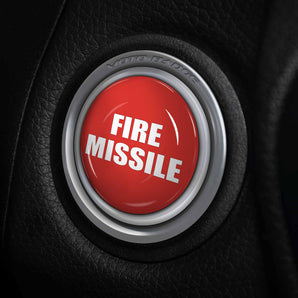 FIRE MISSILE - Mercedes Red Start Button Cover - Fits 17-23 GLC, CLS, S Class, C, E and More