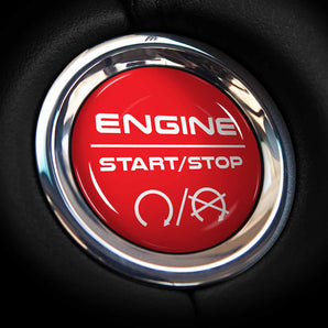 Engine Start - Mitsubishi Outlander Start Button Cover Fits SEL, PHEV, Launch Edition, Sport & More