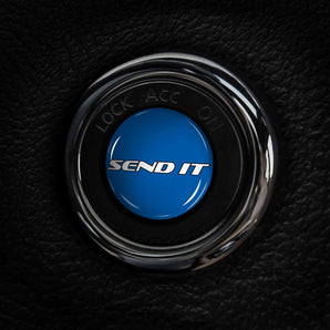 SEND IT Nissan Start Button Overlay Cover for Altima, 370Z, Maxima, Murano, Armada & more
