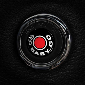 GO BABY GO! - Nissan Start Button Cover for Altima, 370Z, Maxima, Murano, Armada & more