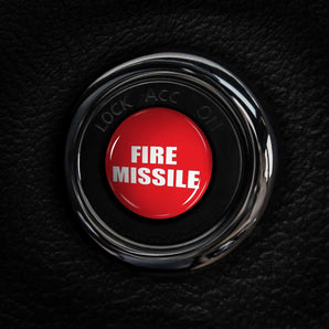 FIRE MISSILE - Nissan Red Start Button Cover for Altima, 370Z, Maxima, Murano, Armada & more