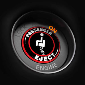 Passenger Eject - Nissan GT-R Start Button Cover 2007-2024 R35 NISMO T-Spec Track Edition and More - Ejection Seat