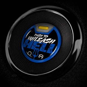 Unleash HELL - Nissan Start Button Cover for Nissan Titan, Sentra, Pathfinder, Juke, Murano, Versa, Altima, Maxima +