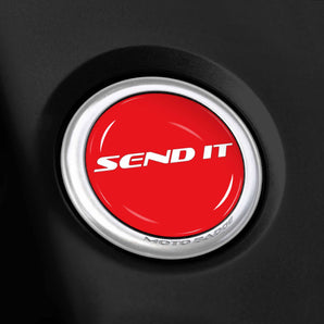SEND IT Nissan Start Button Overlay Cover fits 2019-2024 Sentra Altima Kicks Rogue Versa, 13-2021 Pathfinder and More