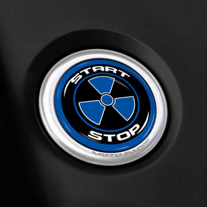 Radioactive - Nissan Start Button Overlay Cover fits 2019-2024 Sentra Altima Kicks Rogue Versa, 13-2021 Pathfinder and More