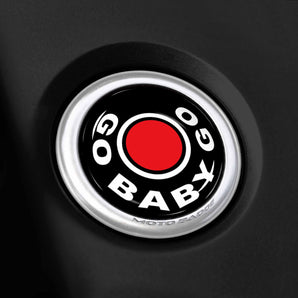 GO BABY GO! - Nissan Start Button Cover fits 2019-2024 Sentra Altima Kicks Rogue Versa, 13-2021 Pathfinder and More