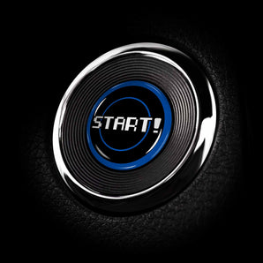 START! Nissan Rogue Push Start Button Overlay 2014-2022 Rogue Hybrid, Sport, SV SL & More - 8 Bit Gamer Retro Style