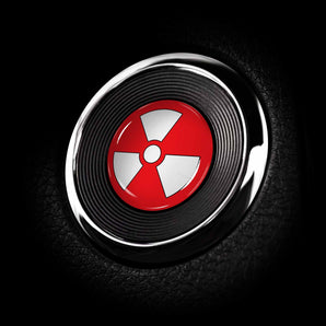 Radioactive - Nissan Rogue Start Button Cover 2014-2022 Rogue Hybrid, Sport, SV SL & More
