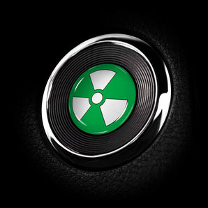 Radioactive - Nissan Rogue Start Button Cover 2014-2022 Rogue Hybrid, Sport, SV SL & More