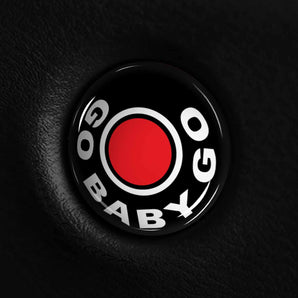 GO BABY GO! - Nissan Frontier Start Button Cover fits 2022-2024 S, SV and More