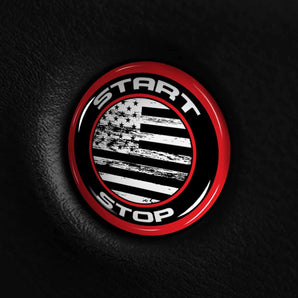 US Flag - Toyota GR Supra Start Button Cover for GR Supra MKV, 45th Anniversary, A90 A91 5th Gen