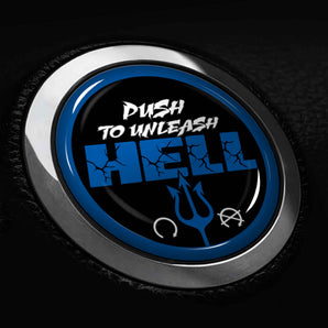 Unleash HELL - Volvo XC40 Start Button Cover Cover Fits R-Design, Ultimate Pure, Recharge Inscription Momentum