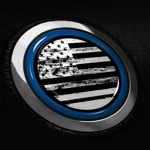 US Flag - Volvo XC40 Start Button Cover Fits R-Design, Ultimate Pure, Recharge Inscription Momentum