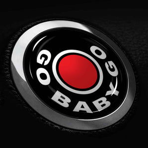 GO BABY GO! - Volvo XC40 Start Button Cover Fits R-Design, Ultimate Pure, Recharge Inscription Momentum