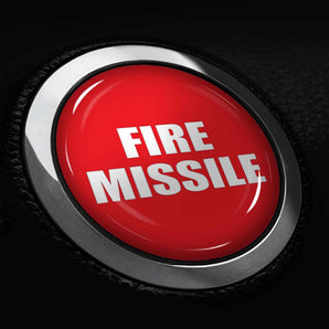 FIRE MISSILE - Volvo XC40 Red Start Button Cover Fits R-Design, Ultimate Pure, Recharge Inscription Momentum